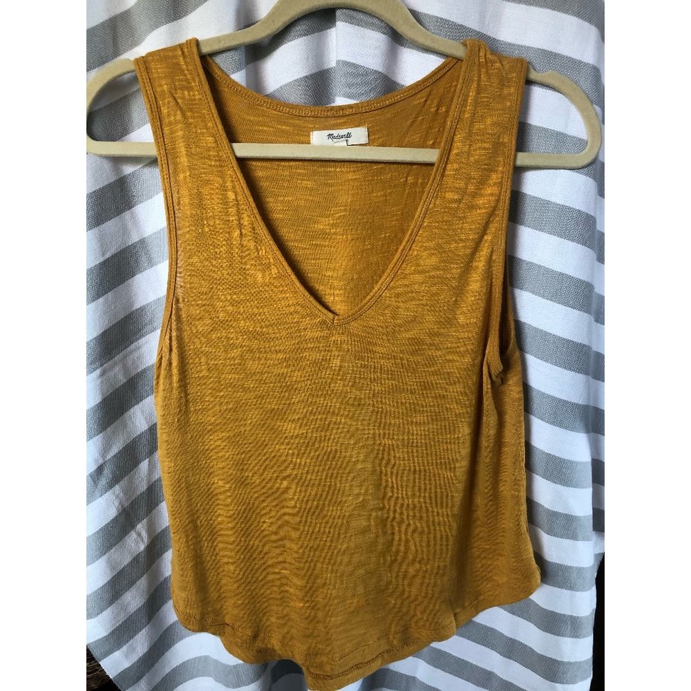 Madewell Yellow Tank Top